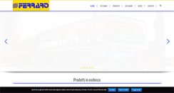 Desktop Screenshot of ferraro-utensili.it